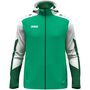 Jako Kapuzenjacke Dynamic - gr�n/wei�/dunkelgr�n