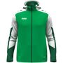 Jako Kapuzenjacke Dynamic - gr�n/wei�/dunkelgr�n