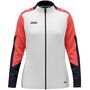 Jako Polyesterjacke Dynamic Damen - wei�/coral/marine