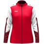 Jako Polyesterjacke Dynamic Damen - rot/wei�/dunkelrot