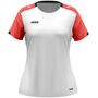 Jako T-Shirt Dynamic Damen - wei�/coral/marine
