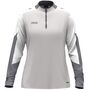 Jako Ziptop Dynamic Damen - hellgrau/wei�/grau