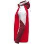 Jako Kapuzenjacke Dynamic - rot/wei�/dunkelrot