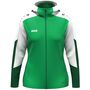 Jako Kapuzenjacke Dynamic Damen - gr�n/wei�/dunkelgr�n
