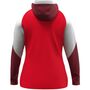 Jako Kapuzenjacke Dynamic Damen - rot/wei�/dunkelrot