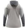 Jako Kapuzenjacke Dynamic Damen - hellgrau/wei�/grau