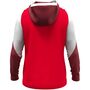 Jako Zip Hoodie Dynamic - rot/wei�/dunkelrot