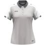 Jako Polo Dynamic Damen - hellgrau/wei�/grau