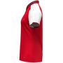 Jako Polo Dynamic Damen - rot/wei�/dunkelrot