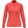 Jako Ziptop Light Flow Damen - coral