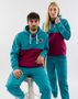 Jako Retroragender Hoodie - petrol/berry