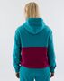 Jako Retroragender Hoodie - petrol/berry
