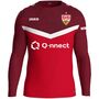 Jako Vfb Sweat Iconic - rot/weinrot