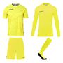 Uhlsport Prediction Torwart Set - fluo gelb/schwarz