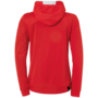 Kempa Player Kapuzenjacke Women - rot/wei�
