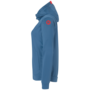 Kempa Player Kapuzenjacke Women - ice grau/fluo rot