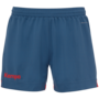 Kempa Player Shorts Women - ice grau/fluo rot