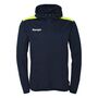 Kempa Emotion 27 Kapuzenjacke - marine/fluo gelb