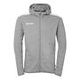 Kempa Emotion 27 Kapuzenjacke - dark grau melange/wei�