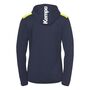 Kempa Emotion 27 Kapuzenjacke Damen - marine/fluo gelb