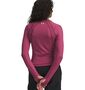 Under Armour Ua Coldgear Textured Crew - fuchsia dusk