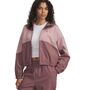 Under Armour Ua Rival Woven Jkt Hd - maroon mist