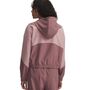Under Armour Ua Rival Woven Jkt Hd - maroon mist