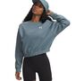 Under Armour Ua Rival Fleece Piped Crew - jasper blue