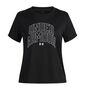 Under Armour Tech Varsity Graphic Ss - black