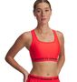 Under Armour Crossback Mid Bra - racer red
