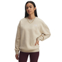 Under Armour Ua Icon Fleece Os Crew - city khaki light heather