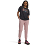 Under Armour Ua Rival Hi Rise Woven Pant - tourmaline pink