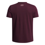 Under Armour Ua B Logo Wordmark Ss - dark maroon