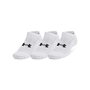 Under Armour Unisex Ua Tc 3Pk No Show - white