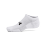 Under Armour Unisex Ua Tc 3Pk No Show - white