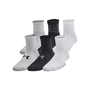 Under Armour Yth Ua Essential 6Pk Qtr - black