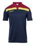 Uhlsport OFFENSE 23 POLO SHIRT - marine/bordeaux/fluo gelb