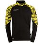 Uhlsport Goal 25 1/4 Zip Top - schwarz/limonengelb