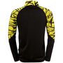 Uhlsport Goal 25 1/4 Zip Top - schwarz/limonengelb