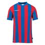 Uhlsport Retro Stripe Shirt Kurzarm - azurblau/rot