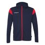 Uhlsport Squad 27 Track Hood Jacke - marine/rot