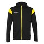Uhlsport Squad 27 Track Hood Jacke - schwarz/limonengelb