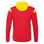 Uhlsport Squad 27 Track Hood Jacke - rot/limonengelb
