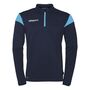 Uhlsport Squad 27 1/4 Zip Top - marine/skyblau