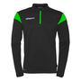 Uhlsport Squad 27 1/4 Zip Top - schwarz/fluo gr�n