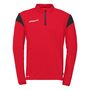 Uhlsport Squad 27 1/4 Zip Top - rot/schwarz