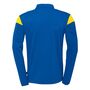 Uhlsport Squad 27 1/4 Zip Top - azurblau/limonengelb