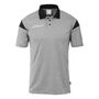 Uhlsport Squad 27 Polo Shirt - dark grau melange/schwarz