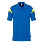 Uhlsport Squad 27 Polo Shirt - azurblau/limonengelb