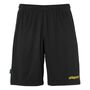 Uhlsport Center Basic Shorts Ftp - schwarz/limonengelb
